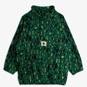 Mini Rodini Green Leopard Print Pullover